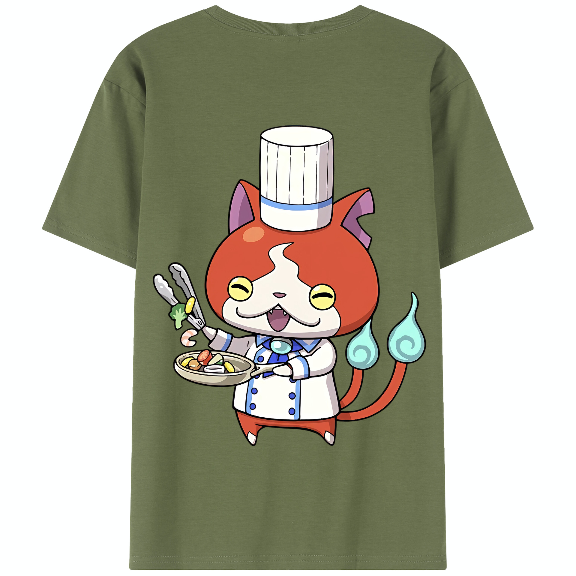 （画像用） 妖怪ウォッチ Yo-kai Watch 綿100％半袖Tシャツ（背面プリント）